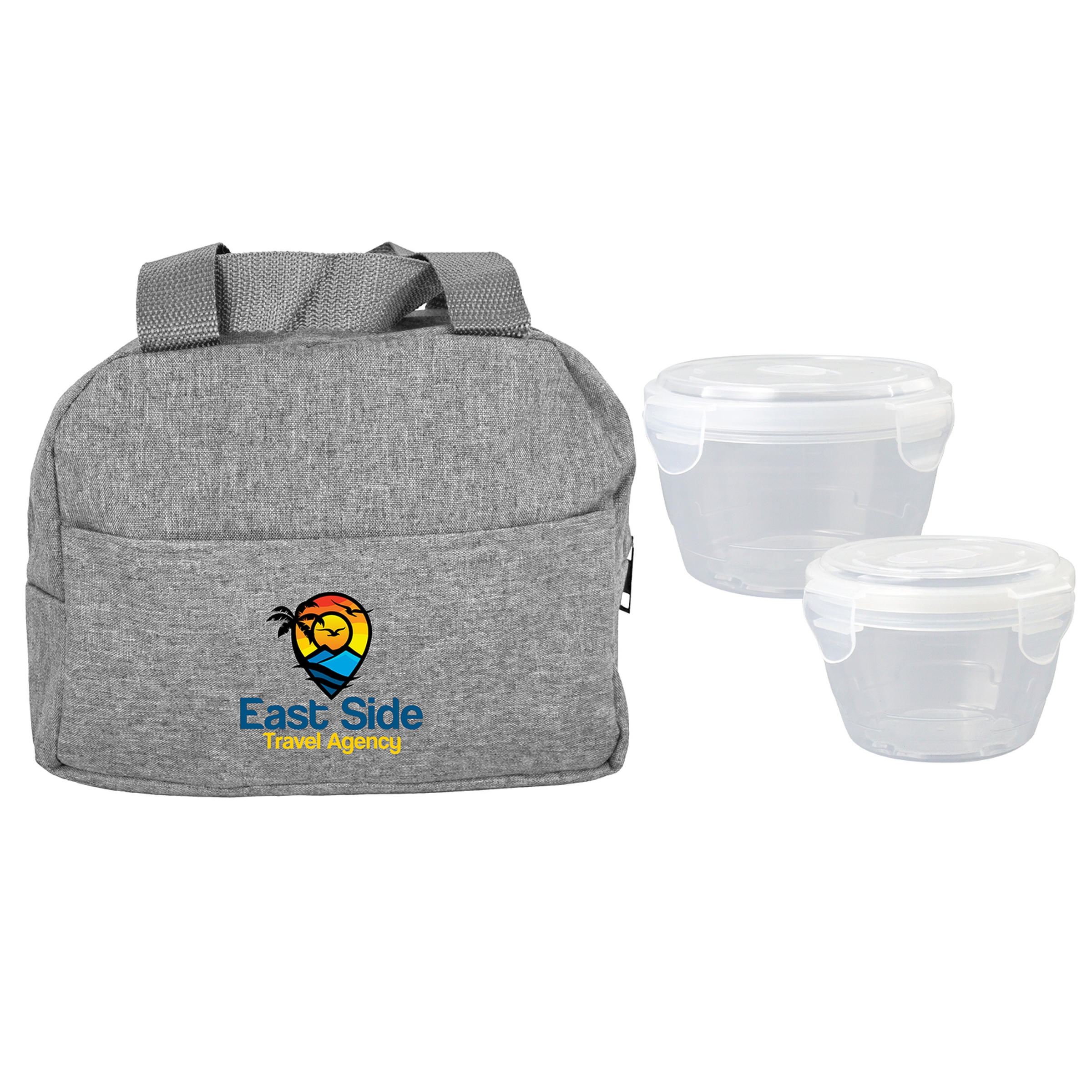 Nested Heathered lunch Cooler 1