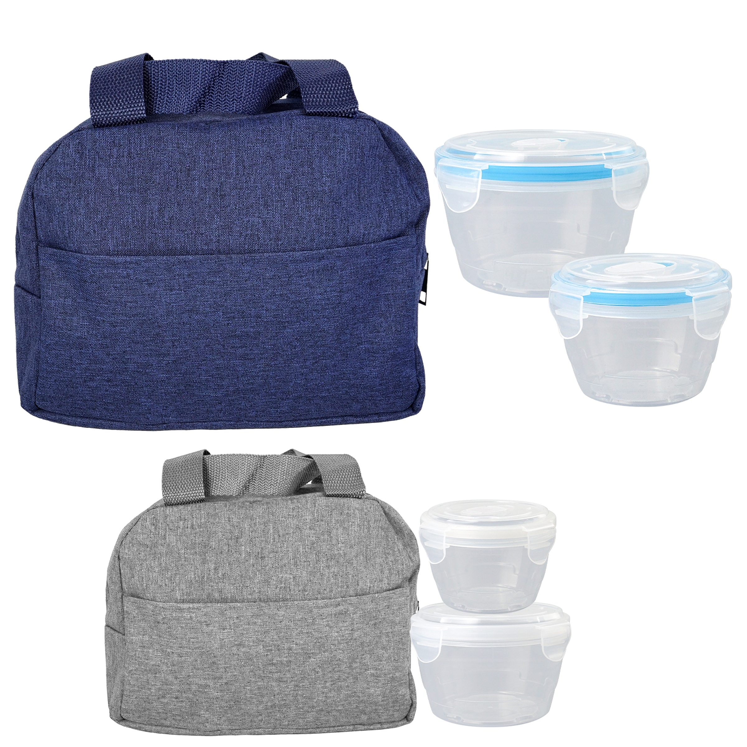 Nested Heathered lunch Cooler 1