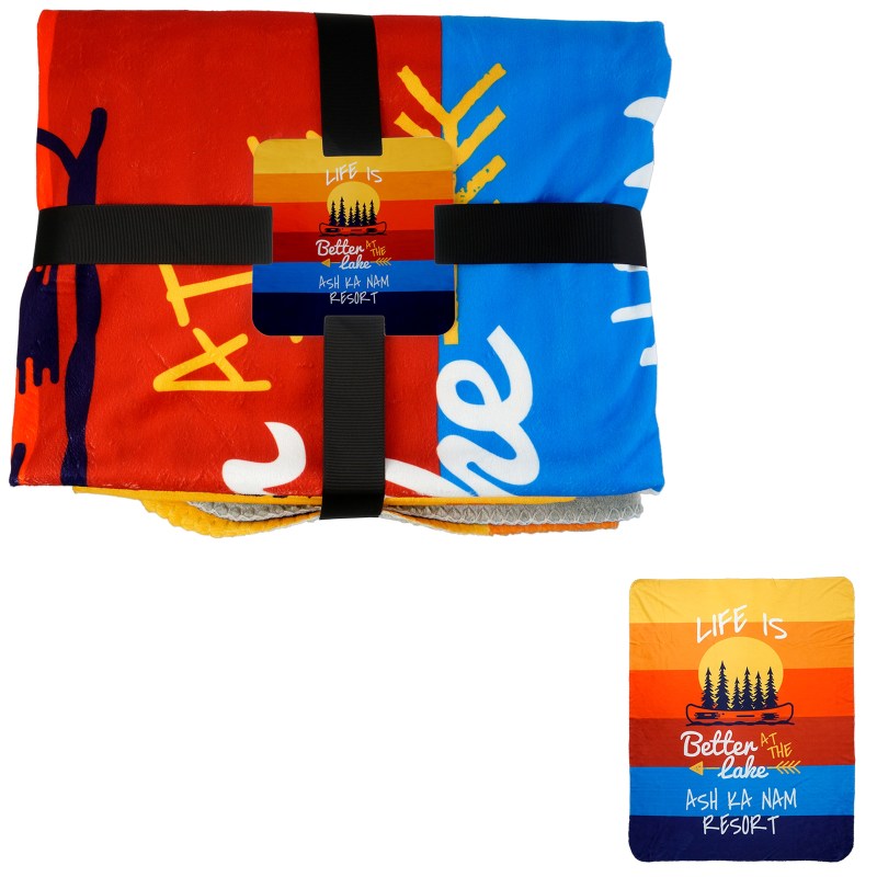 Gift Wrapped Full Color Velvet Recycled Plush Blanket 1 Gift Wrapped Full Color Velvet Recycled Plush Blanket 1