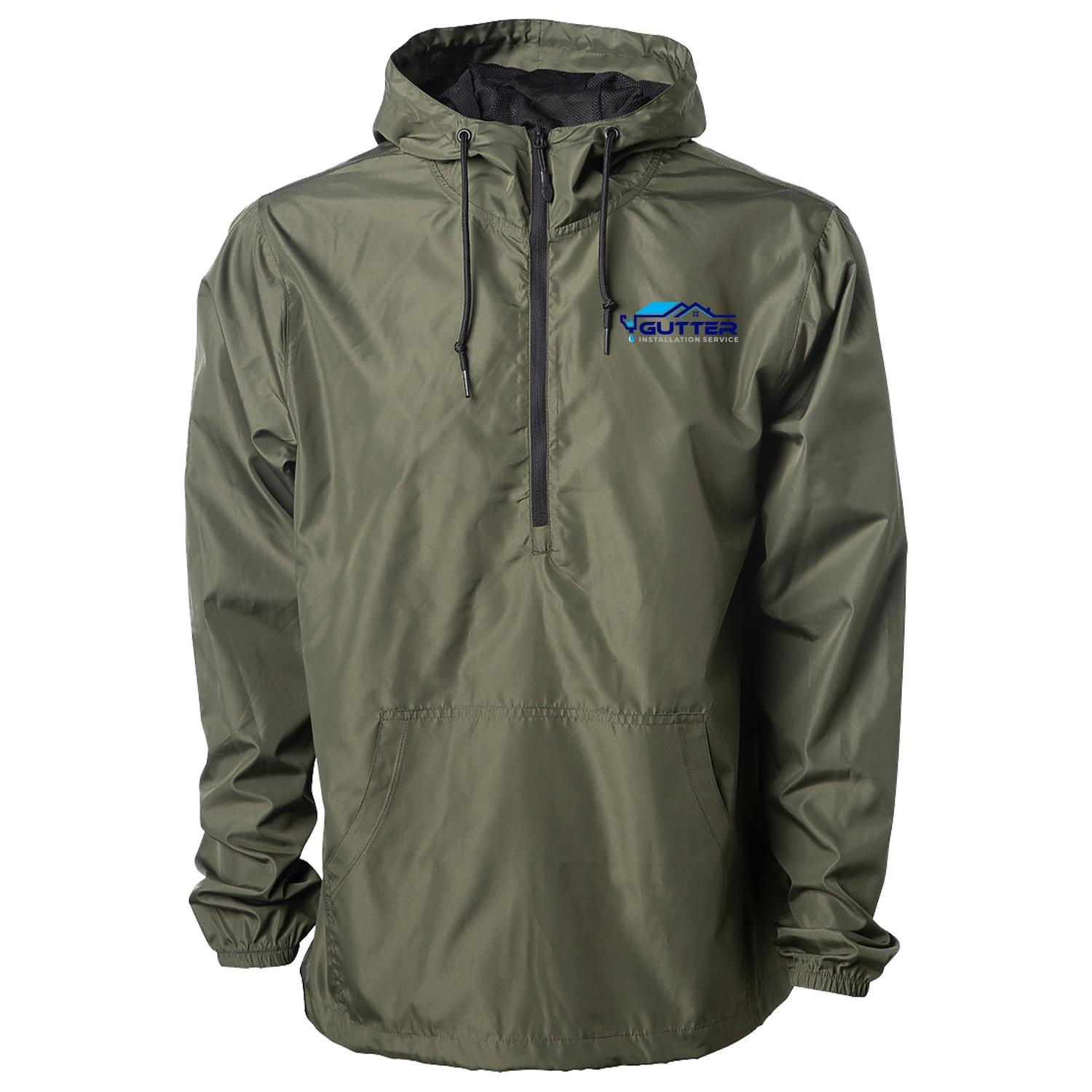 Independent Trading Co.® Lightweight Pullover Windbreaker Anorak Jacket 1