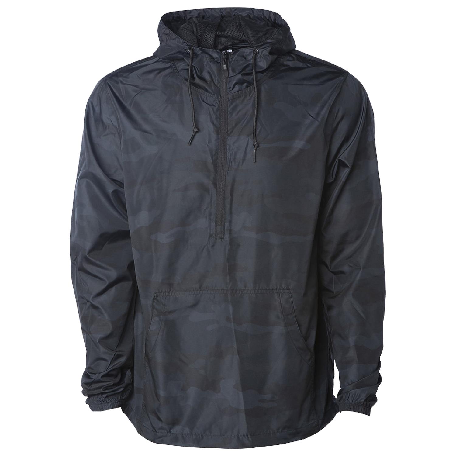 Independent Trading Co.® Lightweight Pullover Windbreaker Anorak Jacket 1