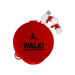 Round Type C Ear Bud Case - Red Round Type C Ear Bud Case - Red