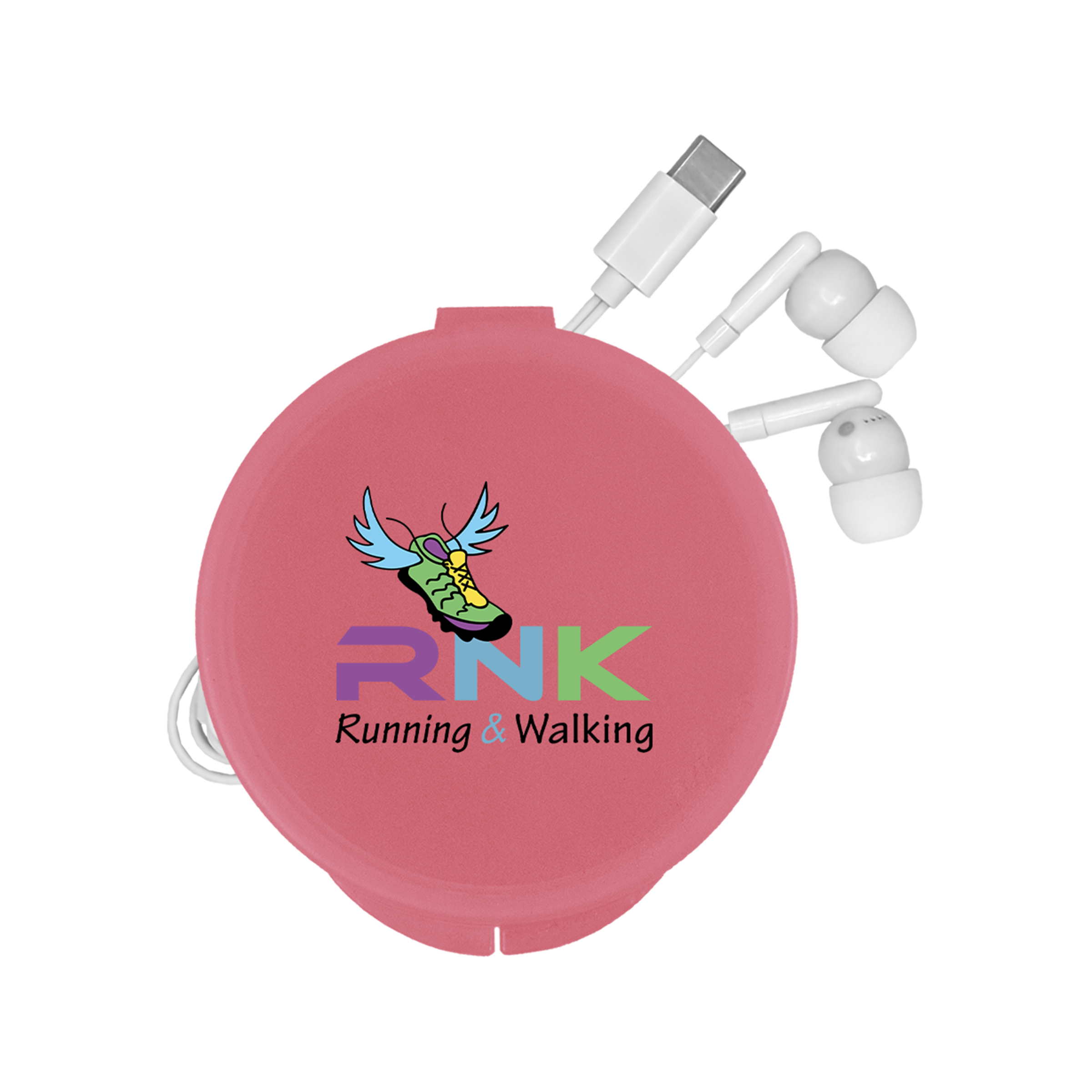 Round Type C Ear Bud Case 1