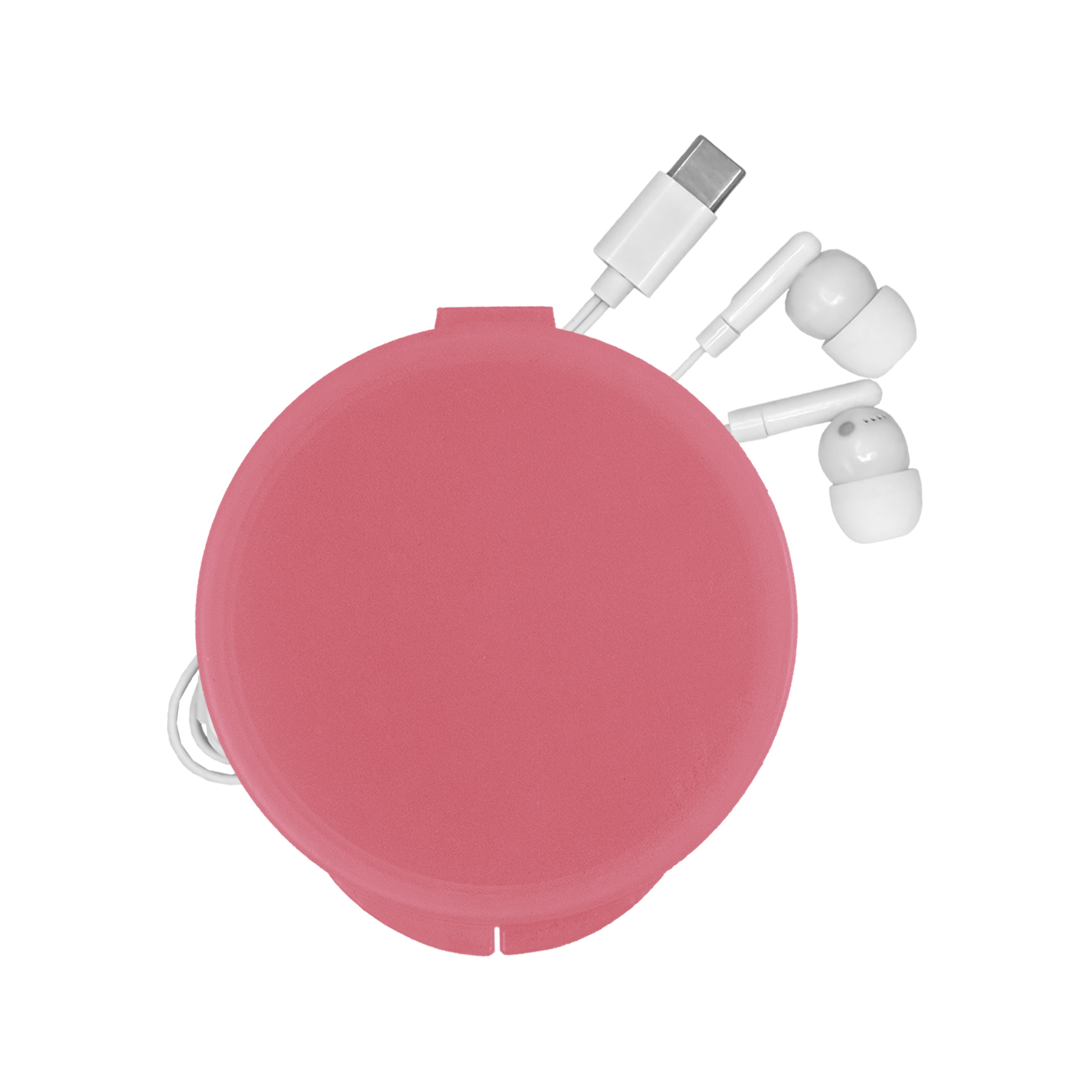 Round Type C Ear Bud Case 1