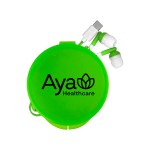 Round Type C Ear Bud Case - Green Round Type C Ear Bud Case - Green