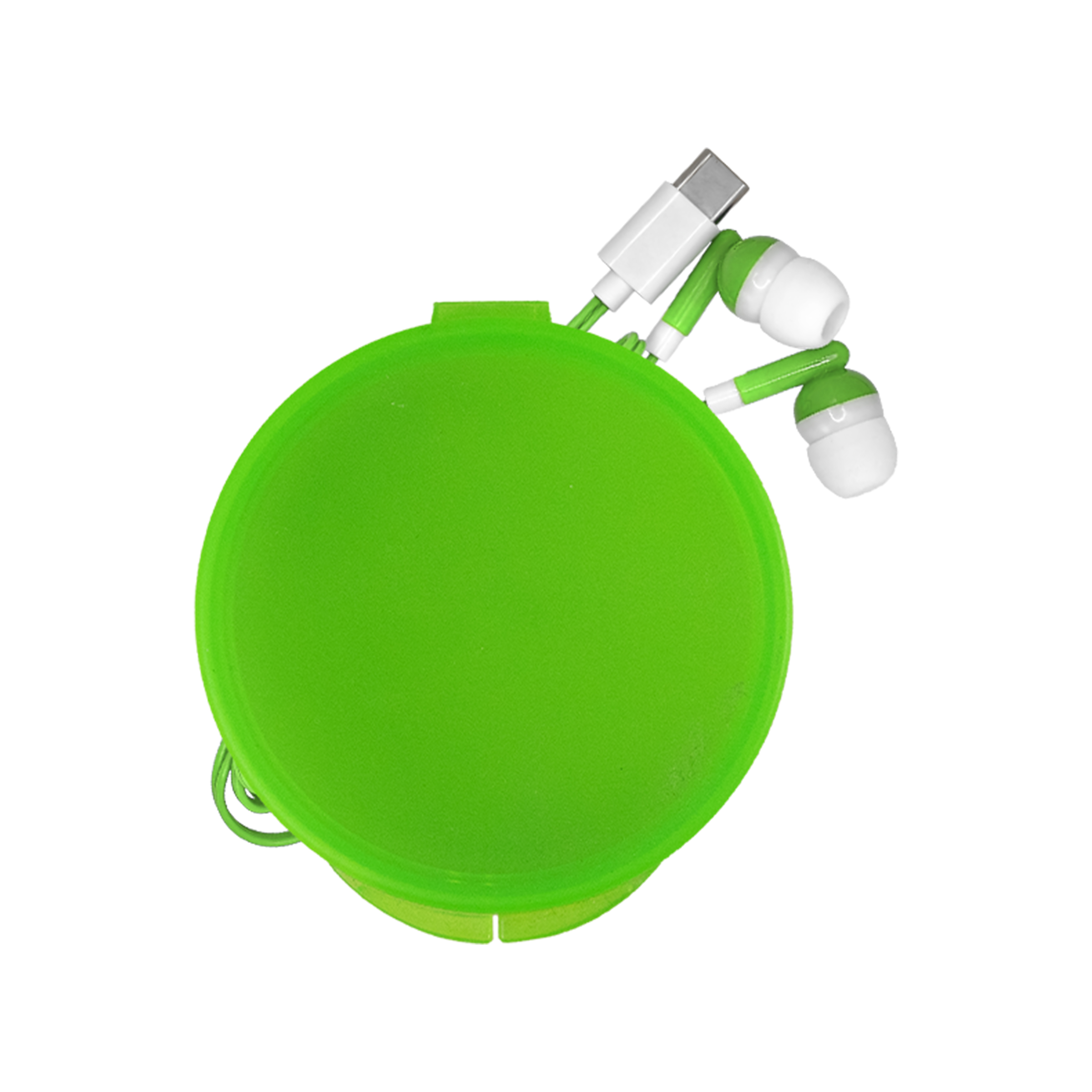 Round Type C Ear Bud Case 1
