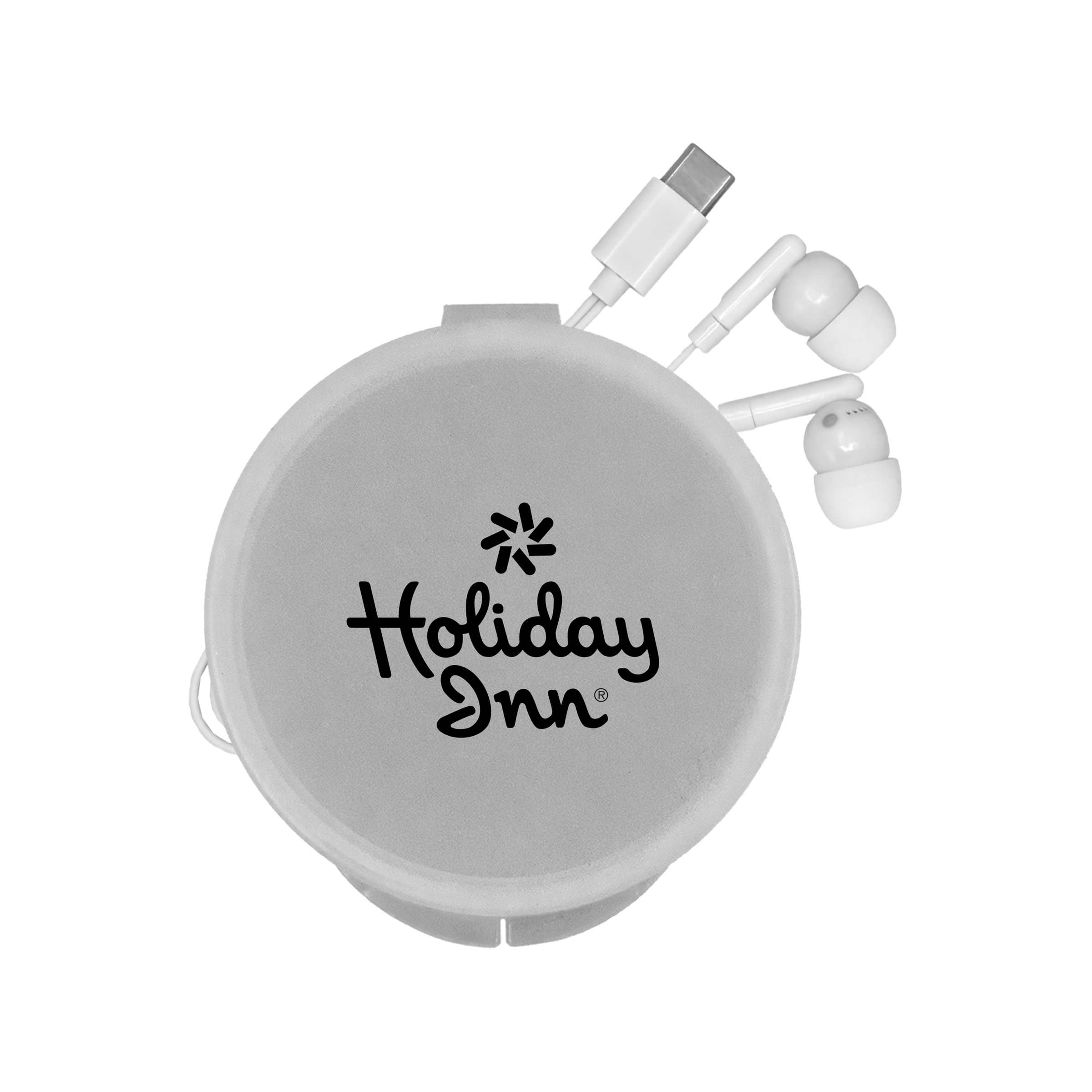 Round Type C Ear Bud Case 1