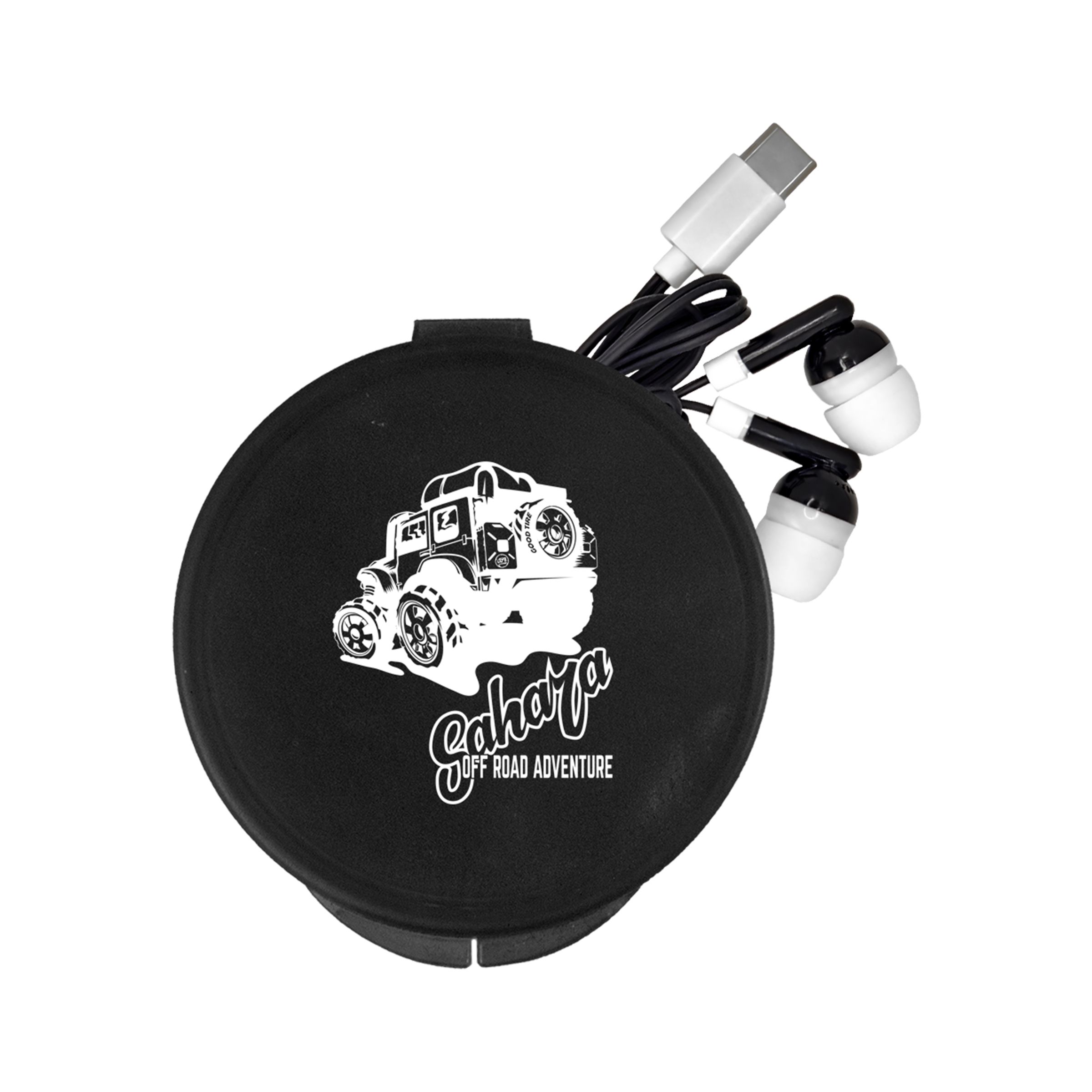 Round Type C Ear Bud Case 1