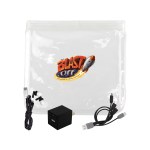 Clear A+C Wall, Cable & Ear Bud Set - black Clear A+C Wall, Cable & Ear Bud Set - black