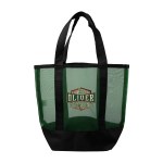 Mini Recycled Mesh Beach Bag - Green Logo Mini Recycled Mesh Beach Bag - Green Logo