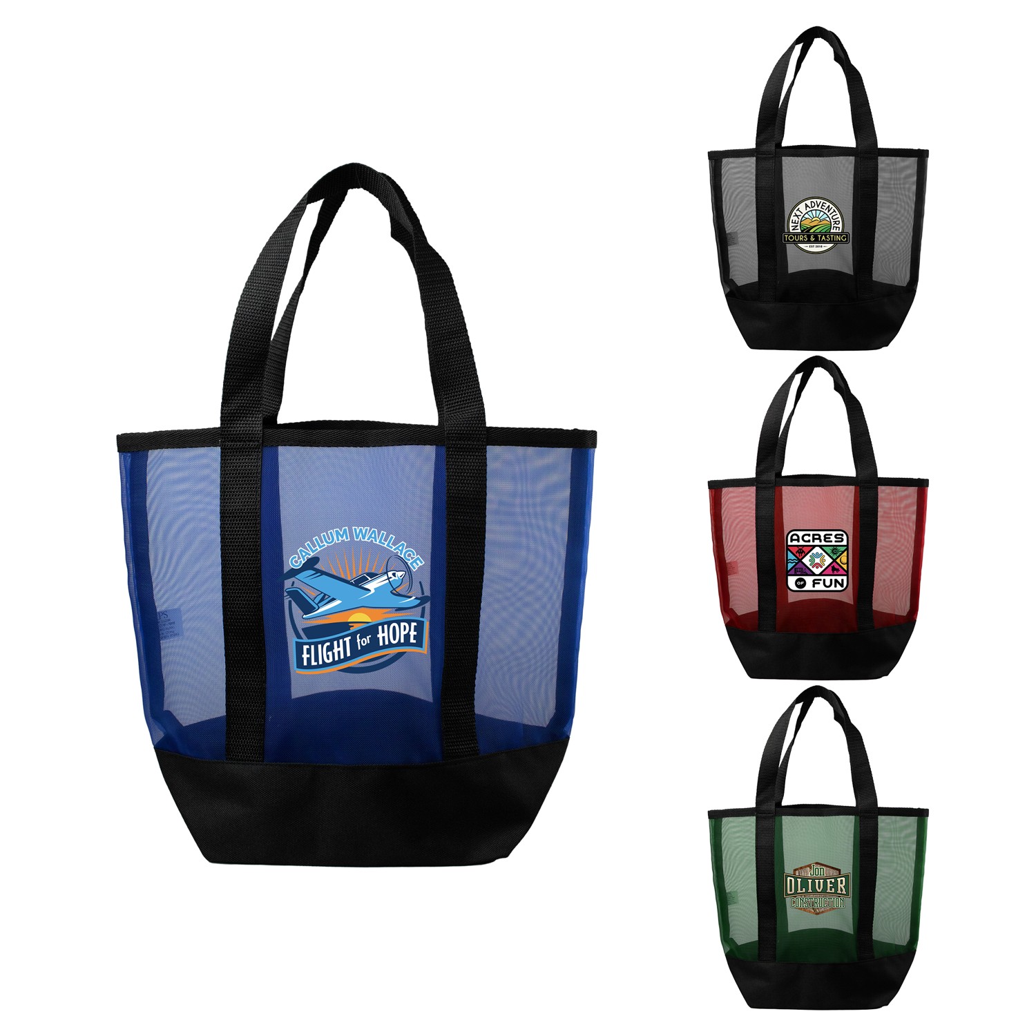 Mini Recycled Mesh Beach Bag 1