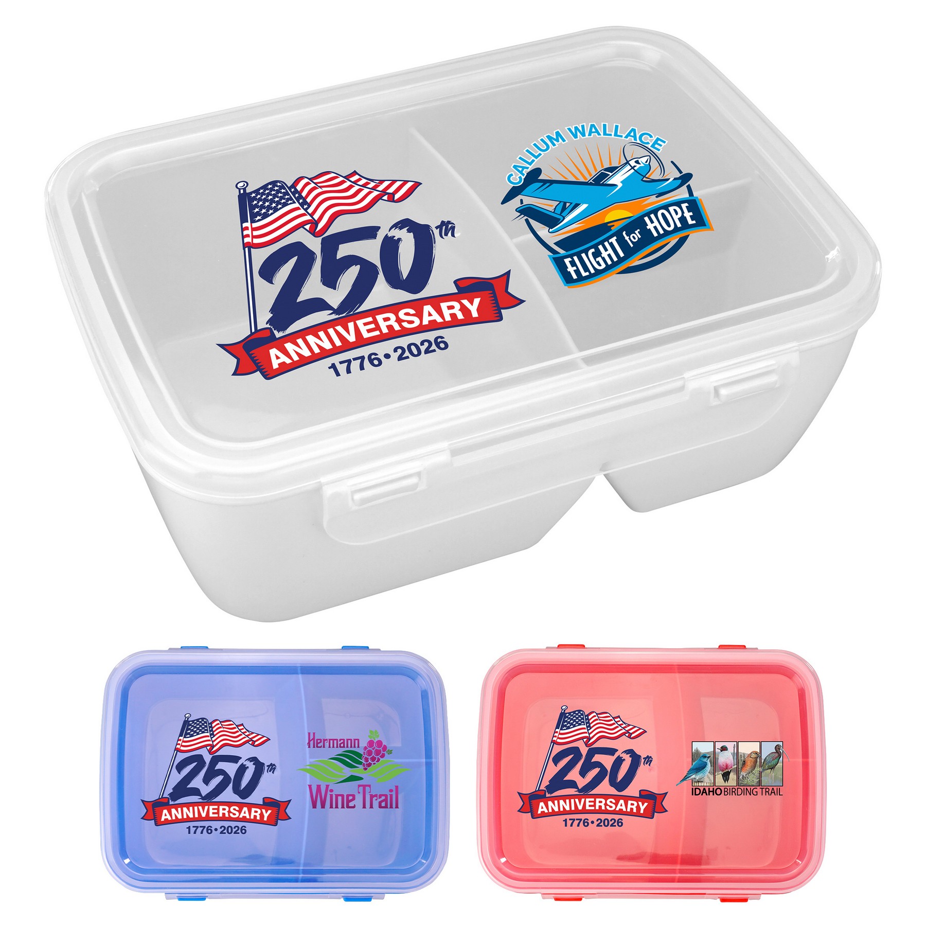 Patriotic Lunch To Go Container 1