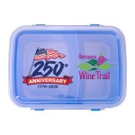 Patriotic Lunch To Go Container - blue Patriotic Lunch To Go Container - blue