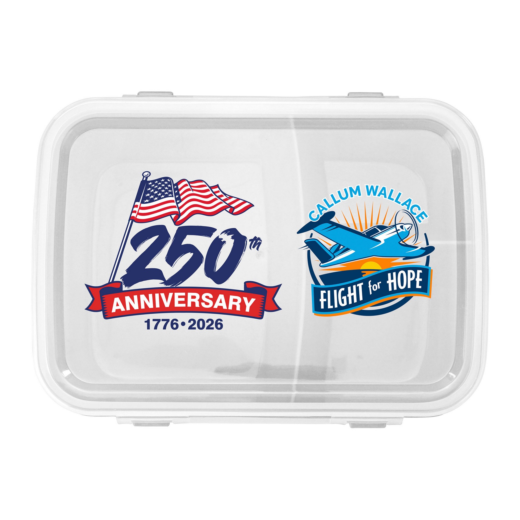 Patriotic Lunch To Go Container 1