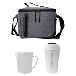 Soup & Salad Oval Cooler Lunch Set - black Soup & Salad Oval Cooler Lunch Set - black