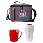Soup & Salad Oval Cooler Lunch Set - Red Soup & Salad Oval Cooler Lunch Set - Red
