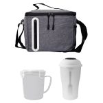 Soup & Salad Oval Cooler Lunch Set - White Soup & Salad Oval Cooler Lunch Set - White