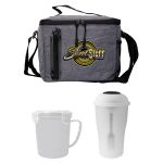 Soup & Salad Oval Cooler Lunch Set - Black Soup & Salad Oval Cooler Lunch Set - Black