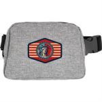 Recycled Emblem Fanny Pack - Gray Recycled Emblem Fanny Pack - Gray