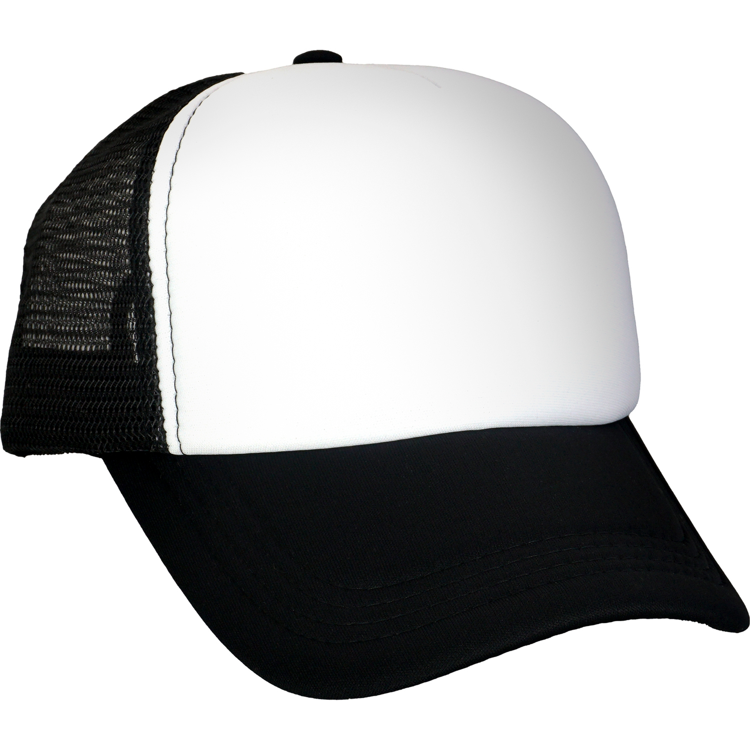 Foam Rectangle Emblem Trucker Hat 1