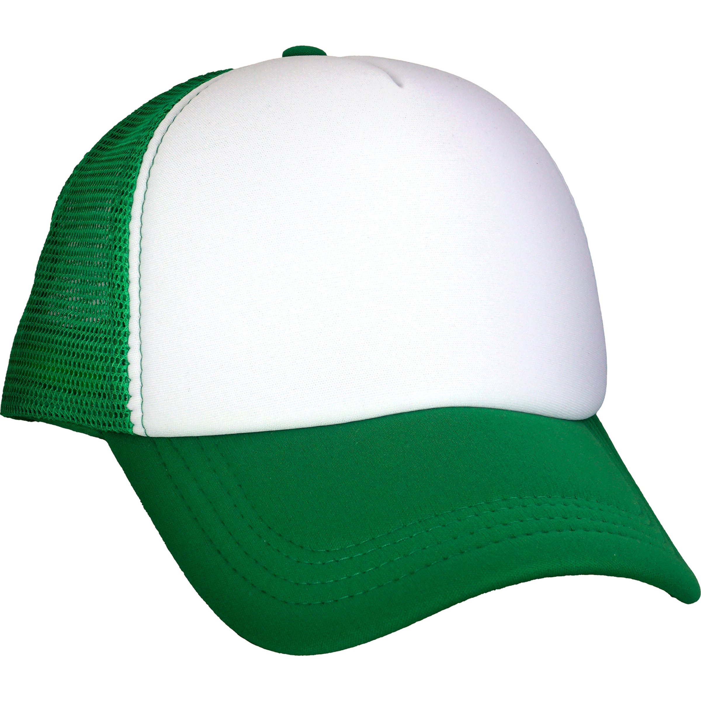 Foam Rectangle Emblem Trucker Hat 1