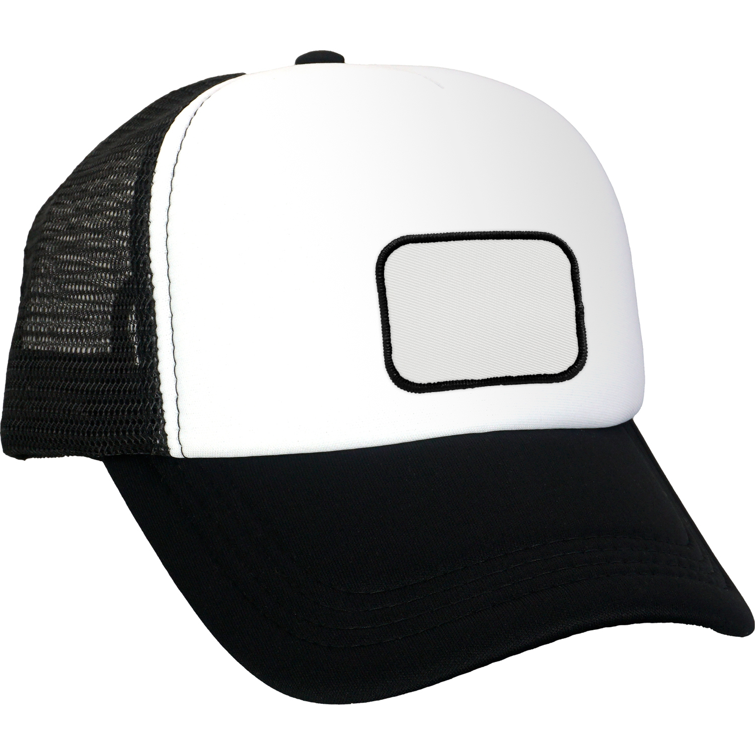 Foam Embroidered Emblem Trucker Hat 1