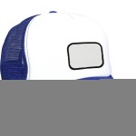 Foam Embroidered Emblem Trucker Hat - blue Foam Embroidered Emblem Trucker Hat - blue