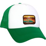 Foam Embroidered Emblem Trucker Hat - green Foam Embroidered Emblem Trucker Hat - green