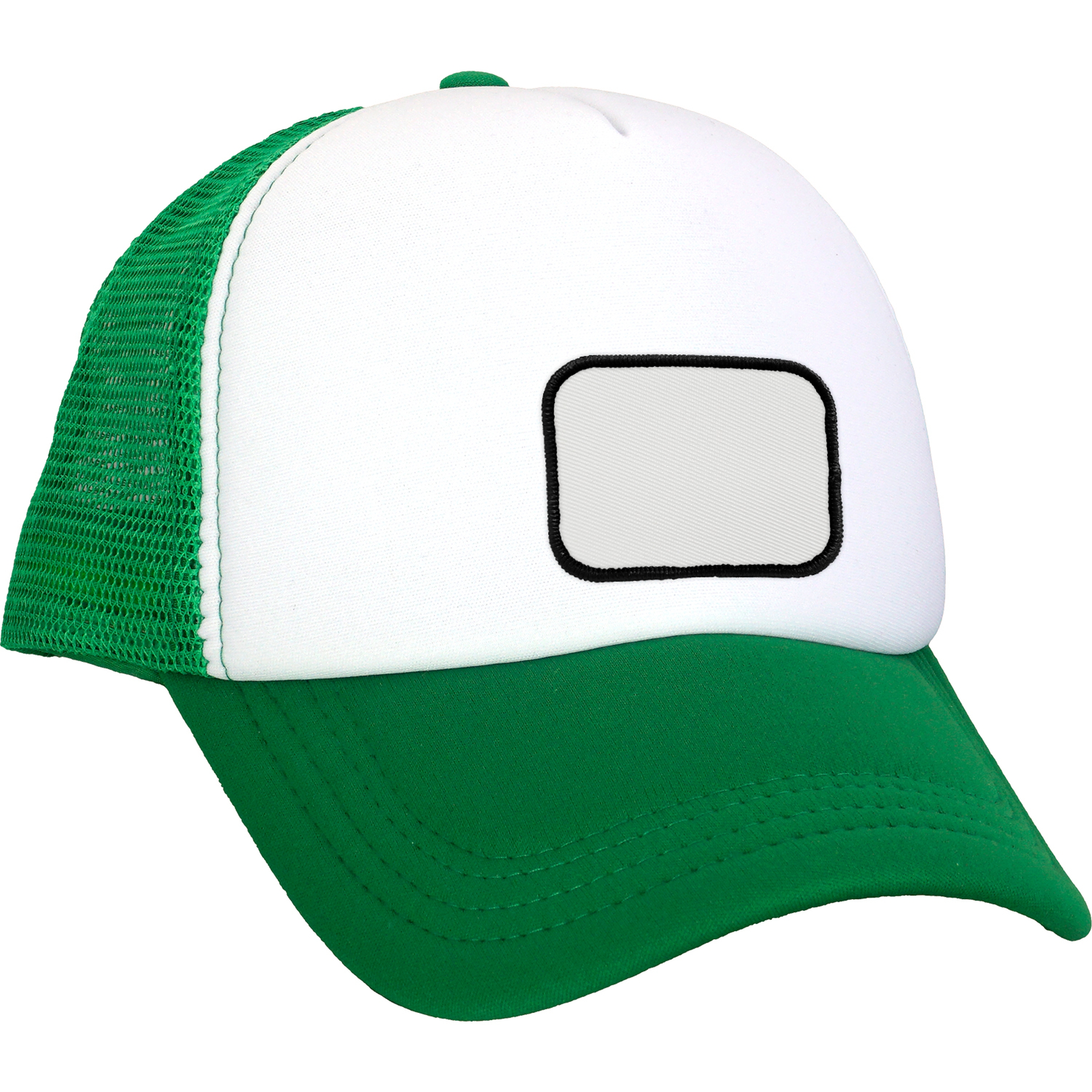 Foam Embroidered Emblem Trucker Hat 1