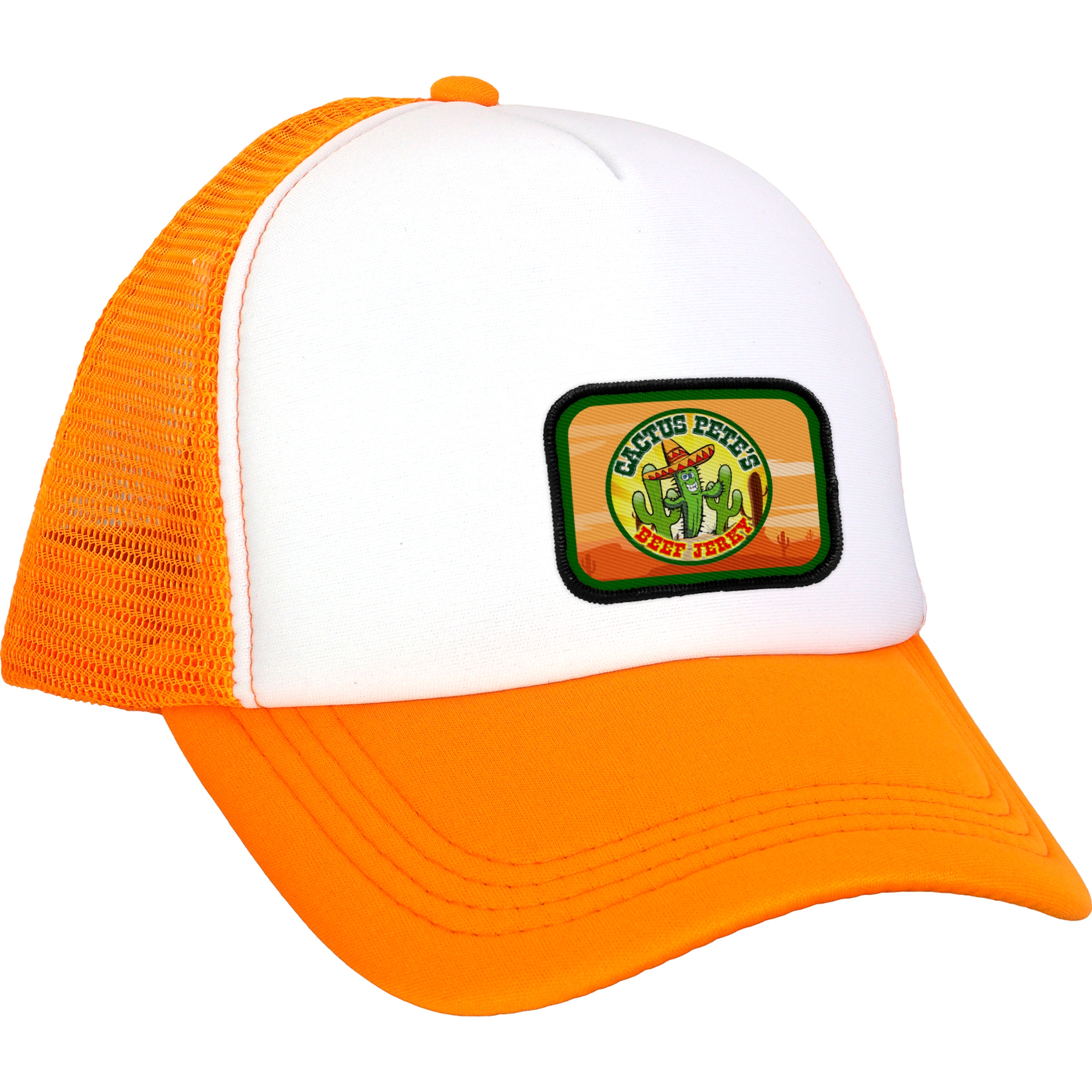 Foam Embroidered Emblem Trucker Hat 1