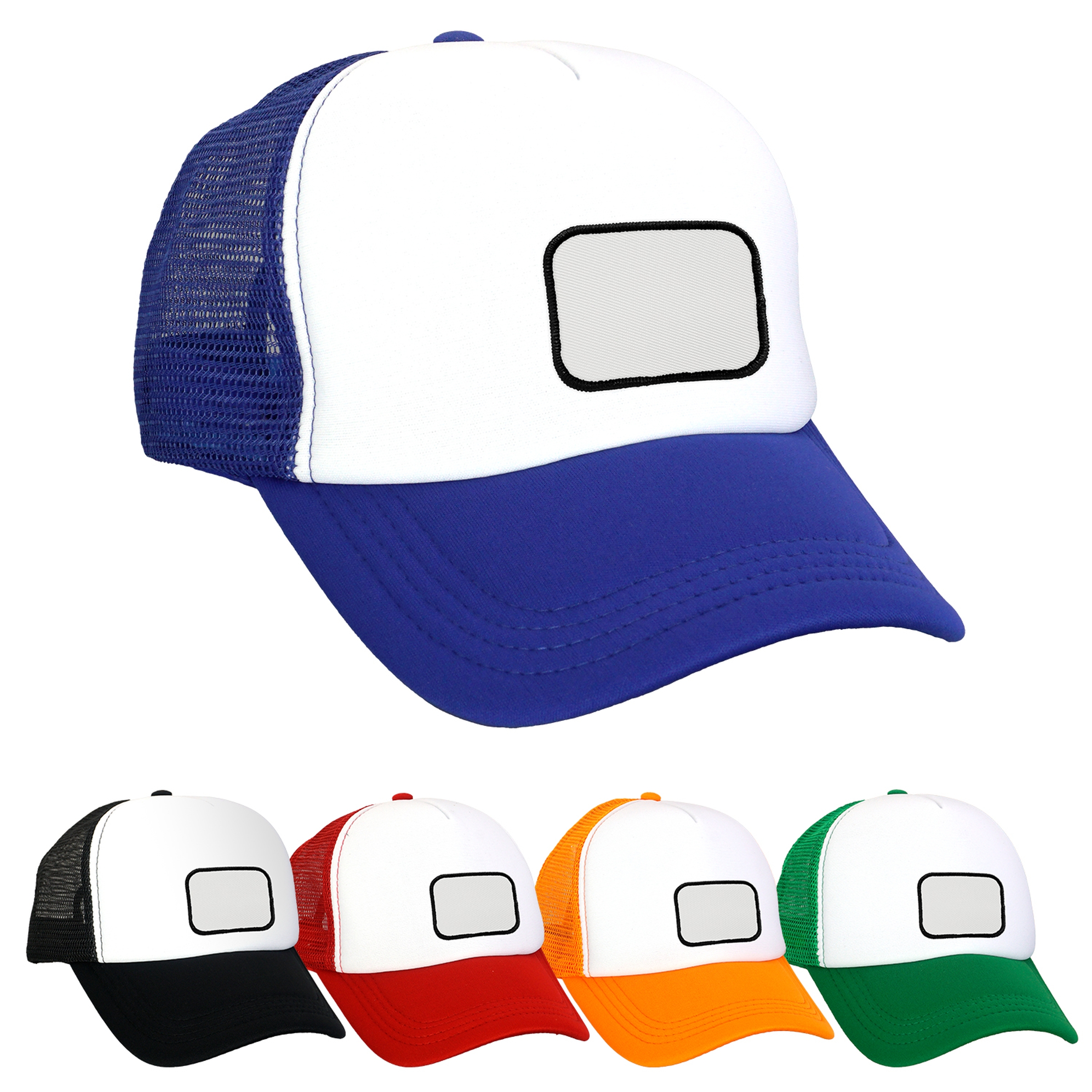 Foam Embroidered Emblem Trucker Hat 1