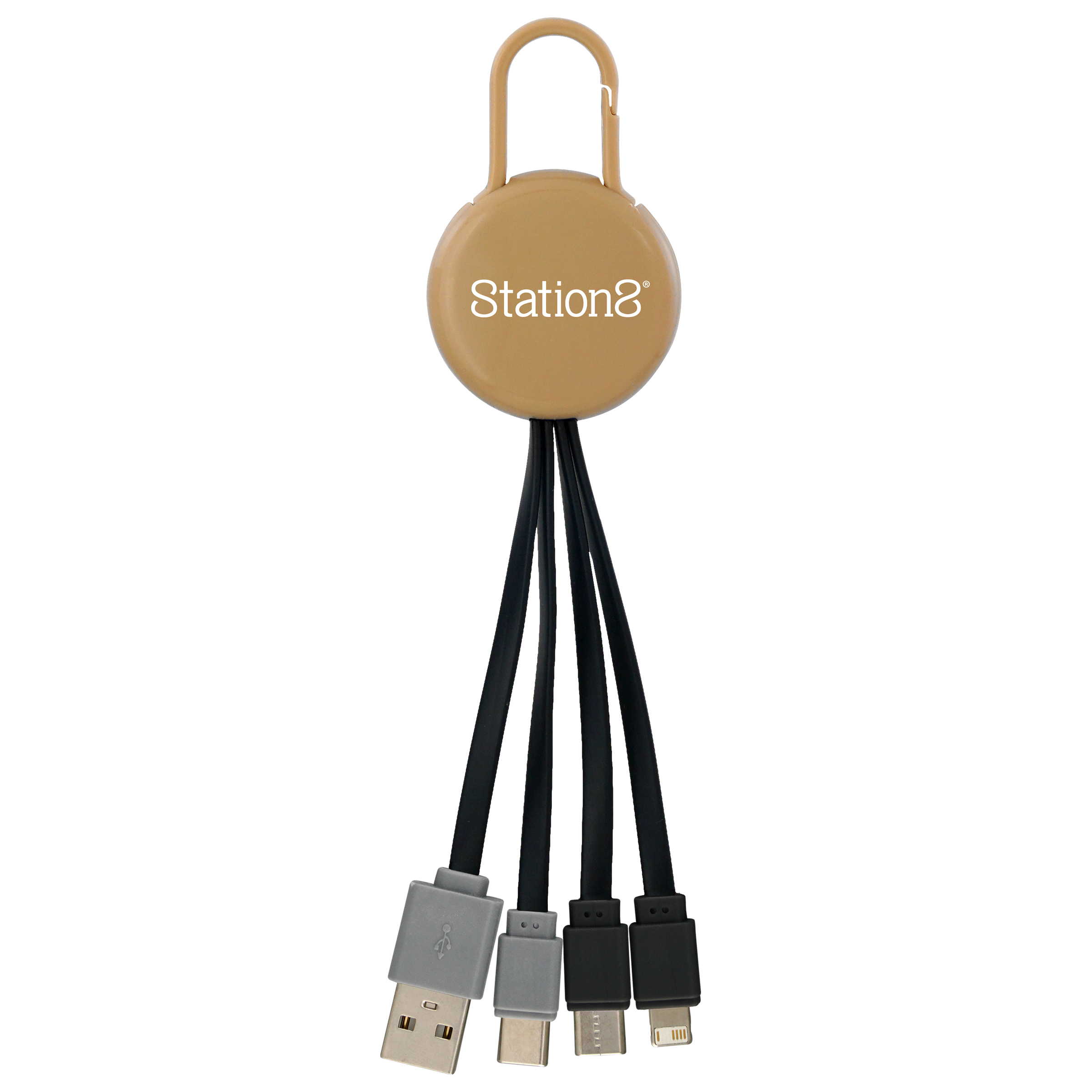 Colorful Clip Dual Input 3" 1 Charging Cable 1