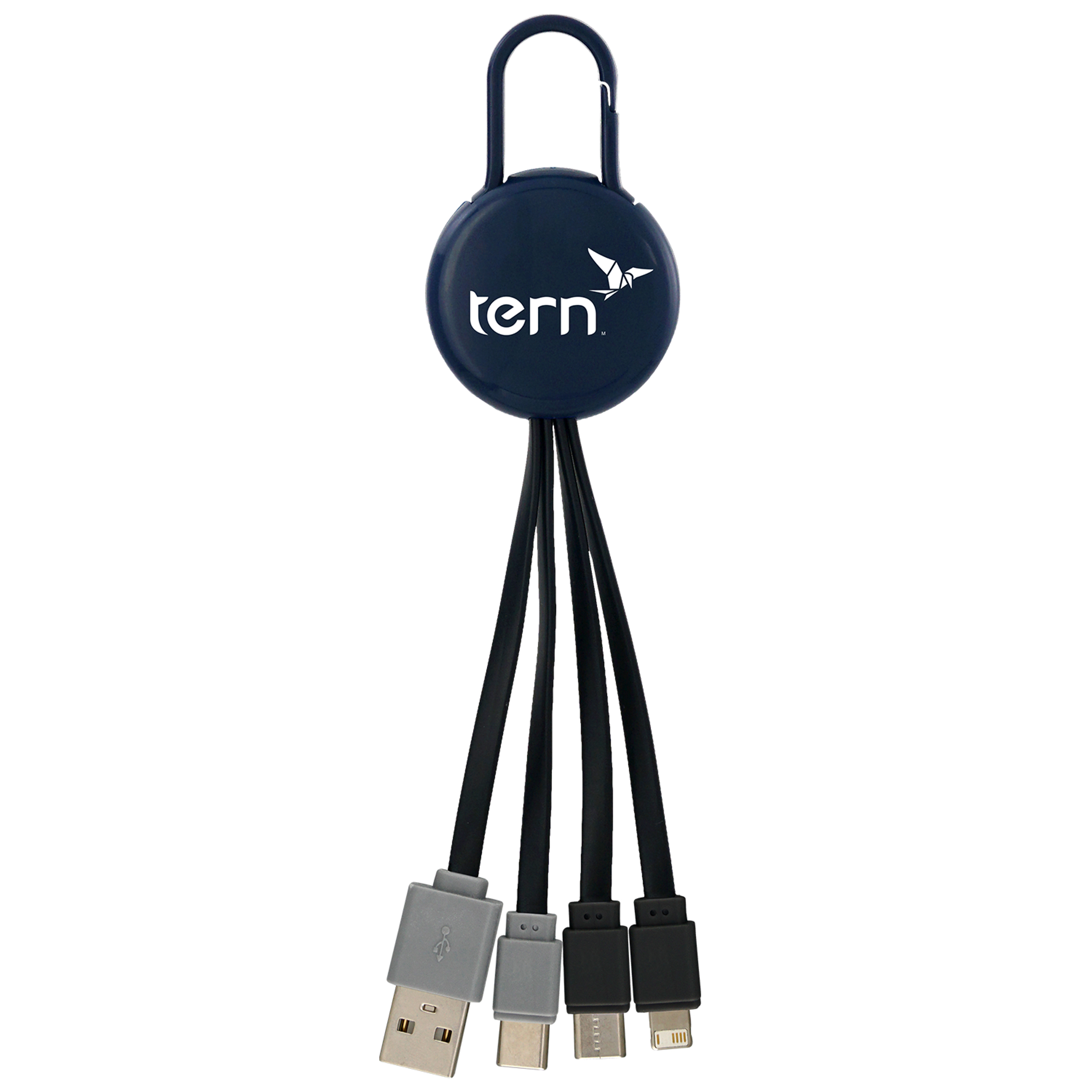 Colorful Clip Dual Input 3" 1 Charging Cable 1