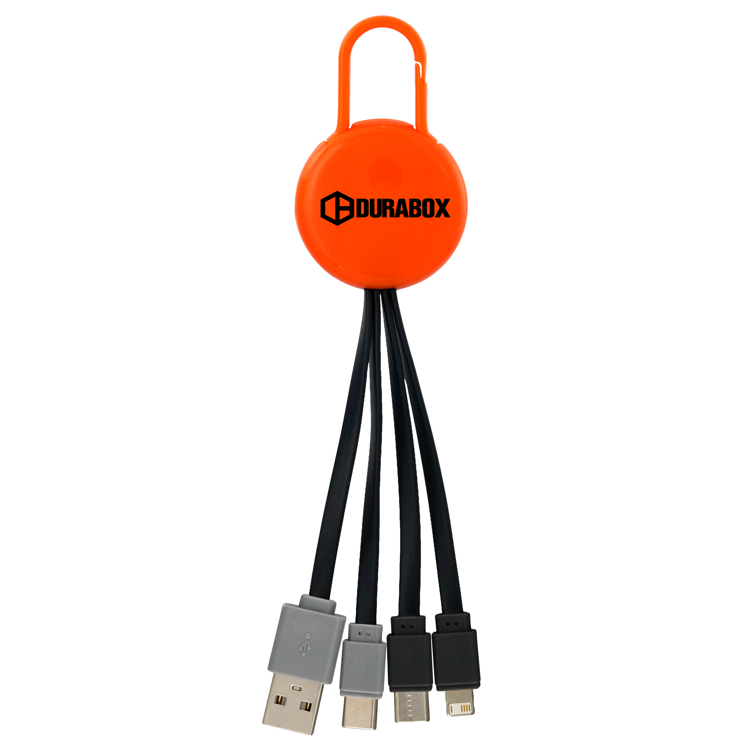 Colorful Clip Dual Input 3" 1 Charging Cable 1