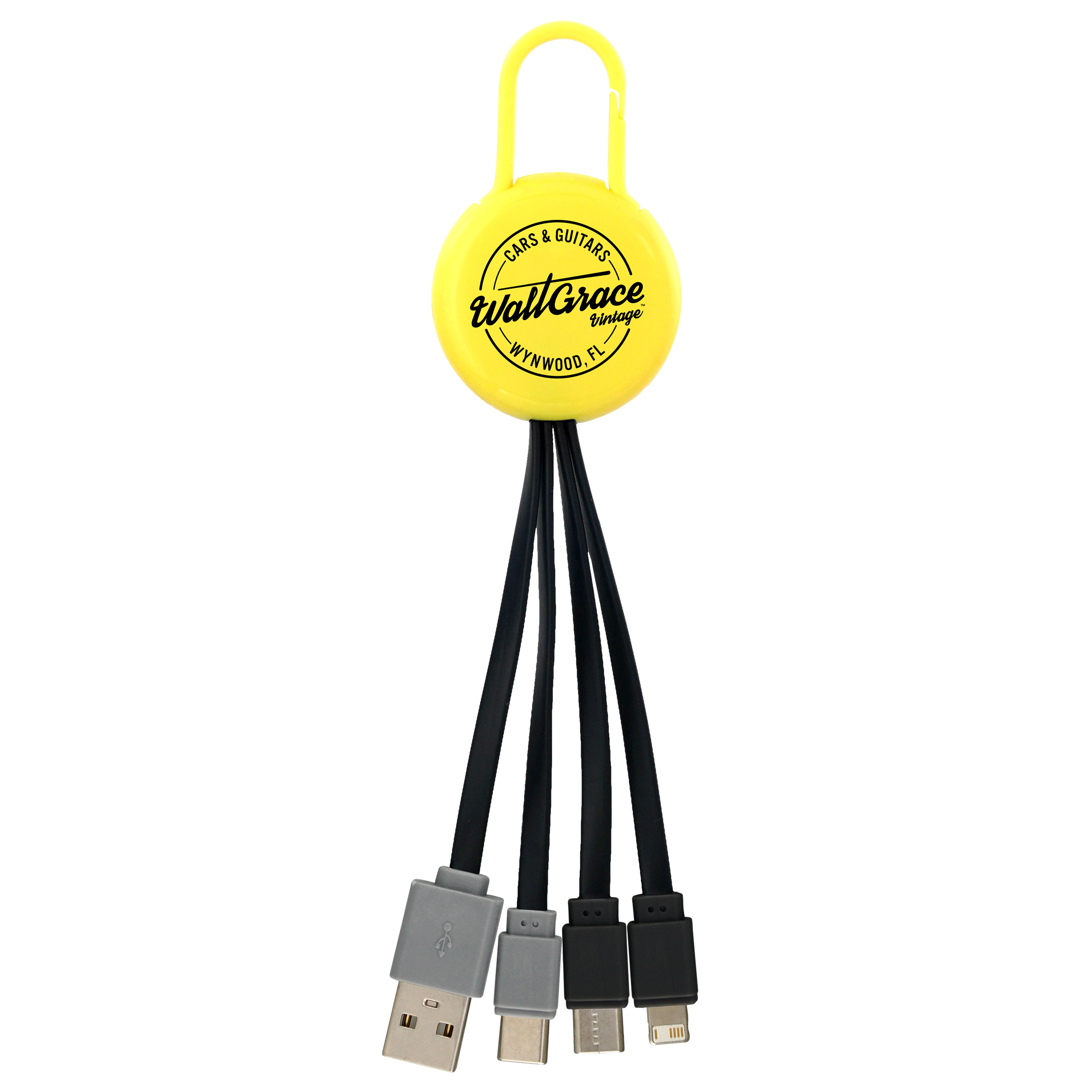 Colorful Clip Dual Input 3" 1 Charging Cable 1