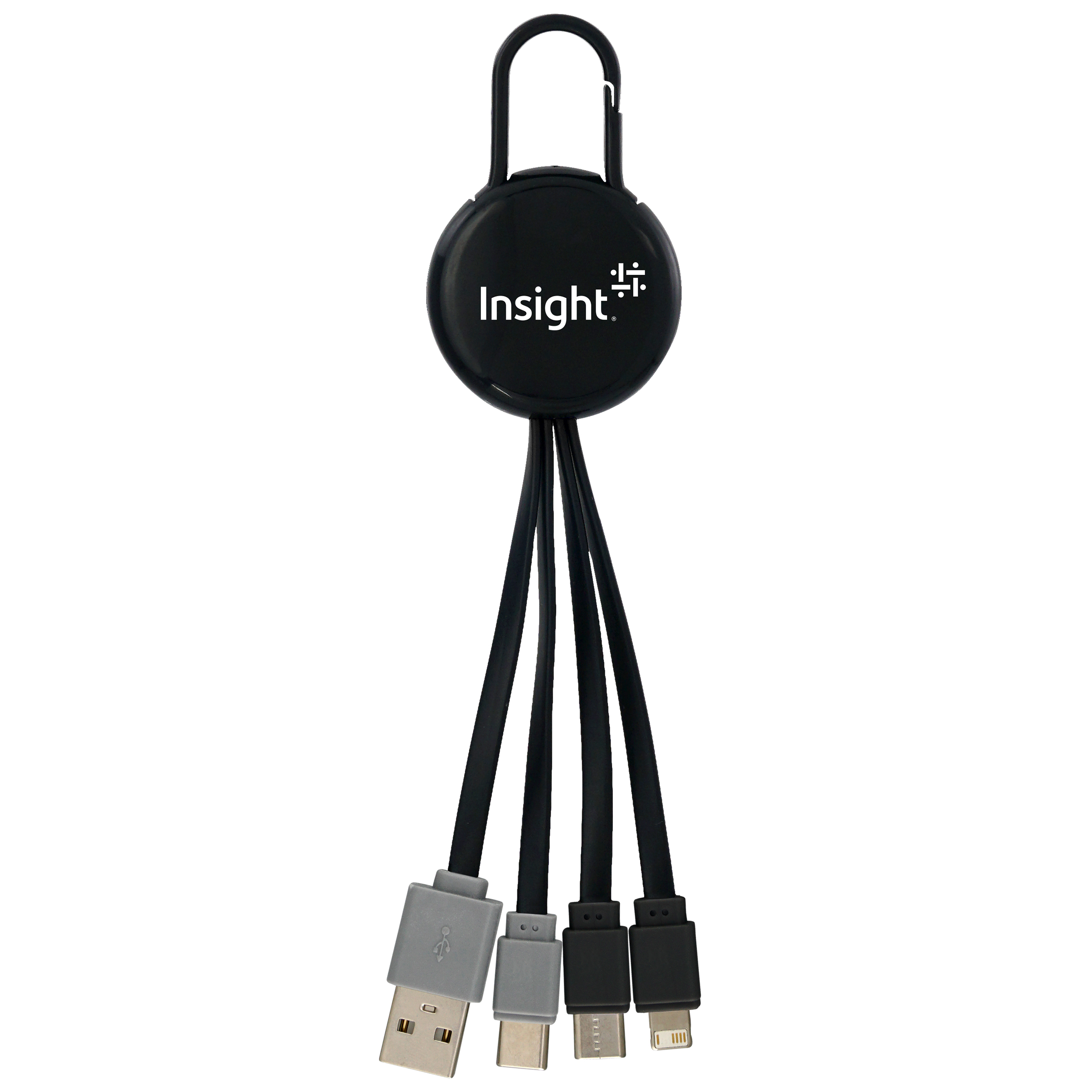 Colorful Clip Dual Input 3" 1 Charging Cable 1