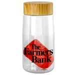 Bamboo Pattern 18 oz. Recycled Bottle with Floating Infuser - red Bamboo Pattern 18 oz. Recycled Bottle with Floating Infuser - red