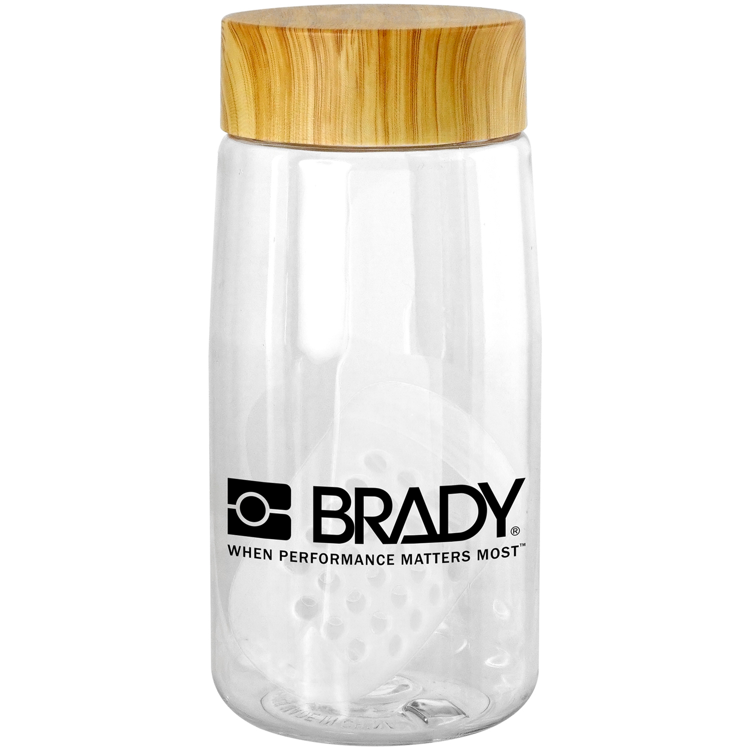 Bamboo Pattern 18 oz. Recycled Bottle with Floating Infuser 1
