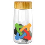 Bamboo Pattern 18 oz. Recycled Bottle with Floating Infuser - smoke Bamboo Pattern 18 oz. Recycled Bottle with Floating Infuser - smoke