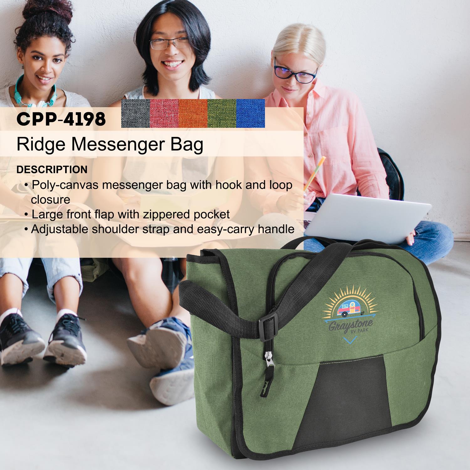 Ridge Messenger Bag 1