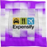 Shaded Checkers Fabric Napkin - purple Shaded Checkers Fabric Napkin - purple