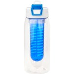 Two Tone Pop Up 25 oz. Recycled Bottle with Infuser - blue Two Tone Pop Up 25 oz. Recycled Bottle with Infuser - blue
