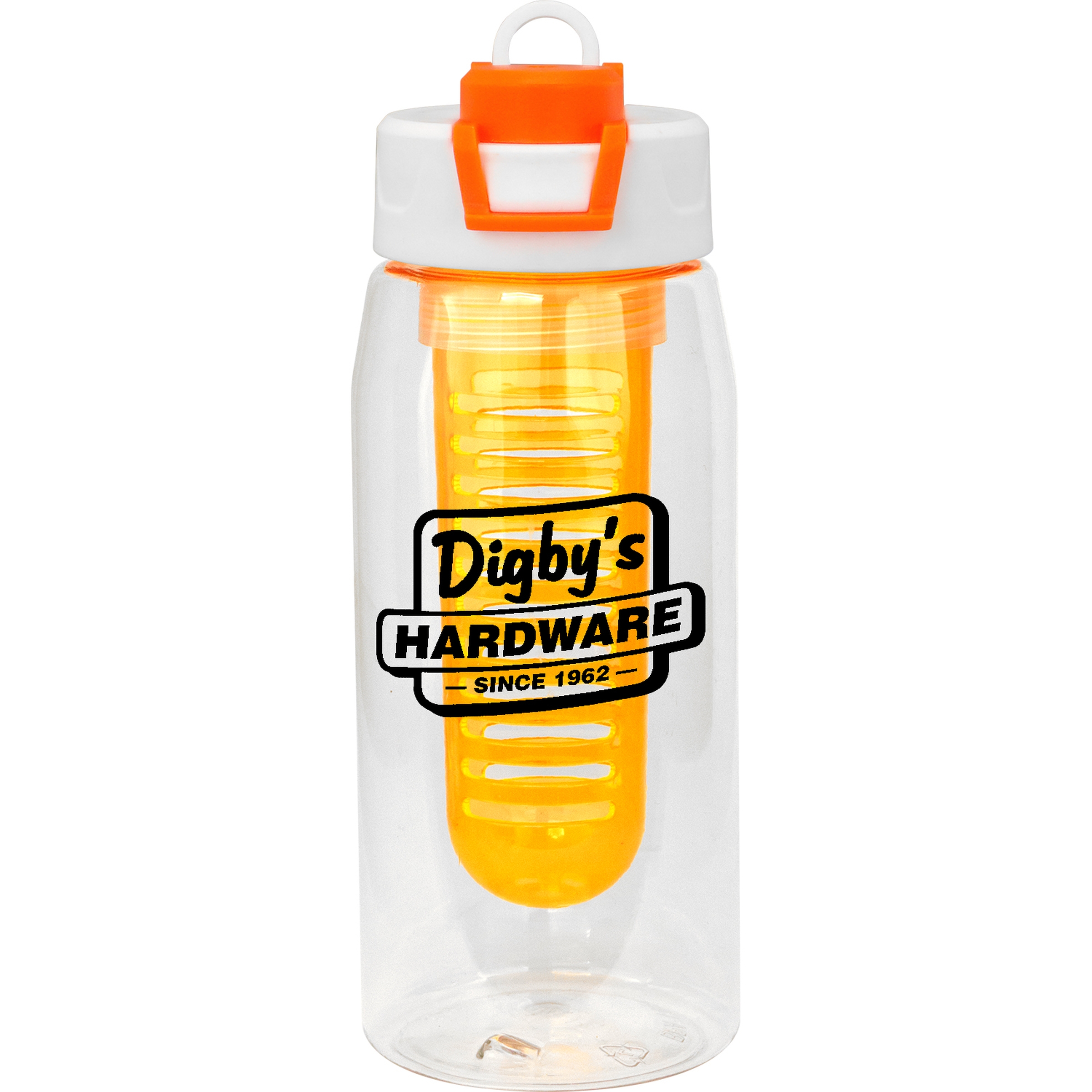 Two Tone Pop Up 25 oz. Recycled Bottle with Infuser 1