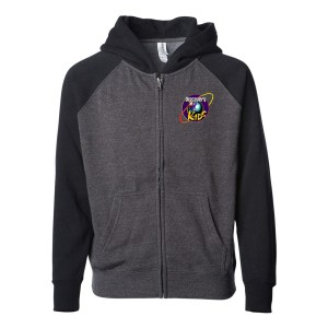 Independent Trading Co. Toddler Lightweight Blend Raglan Zip Hood 1 Independent Trading Co. Toddler Lightweight Blend Raglan Zip Hood 1