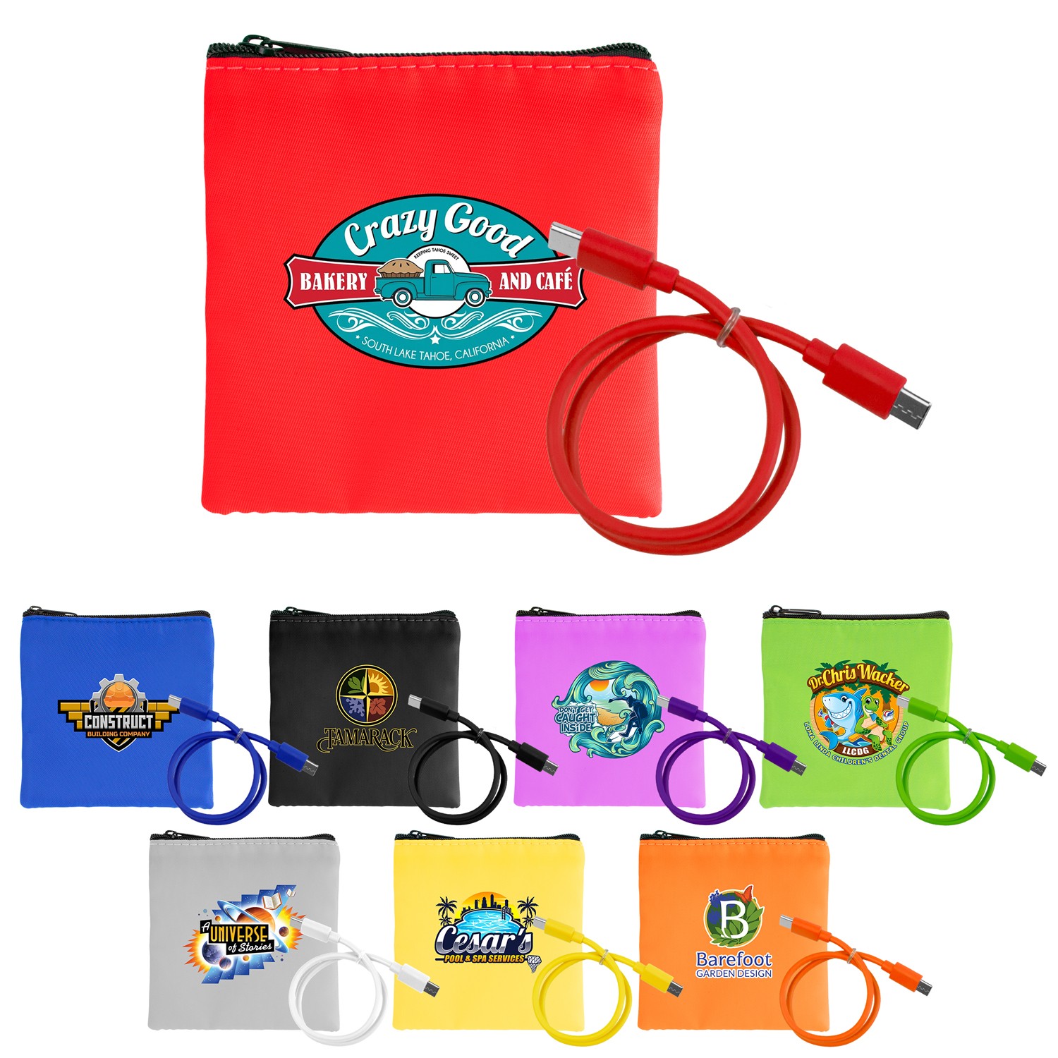 RPET C to C Cable Pouch 1 RPET C to C Cable Pouch 1