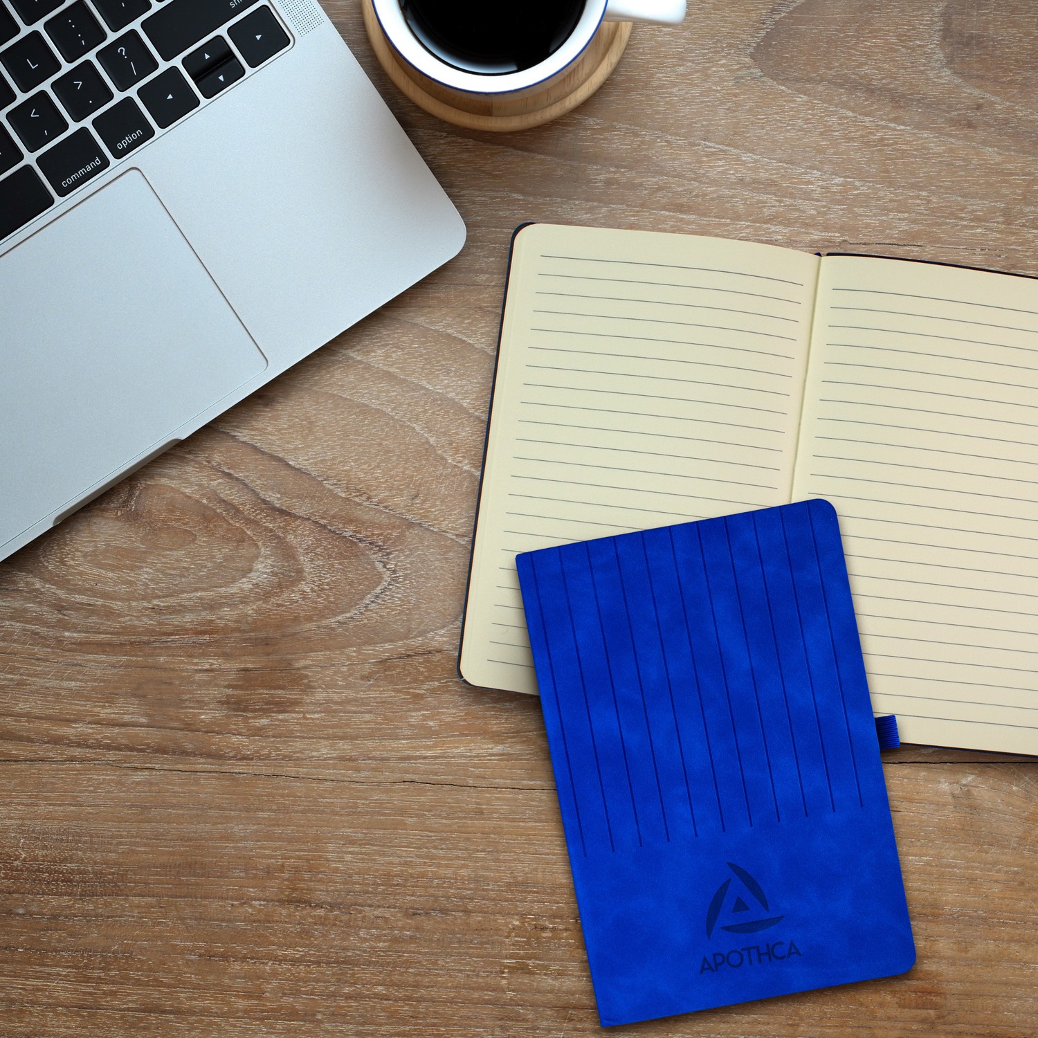 Engraved Striped Watermark Notebook 1