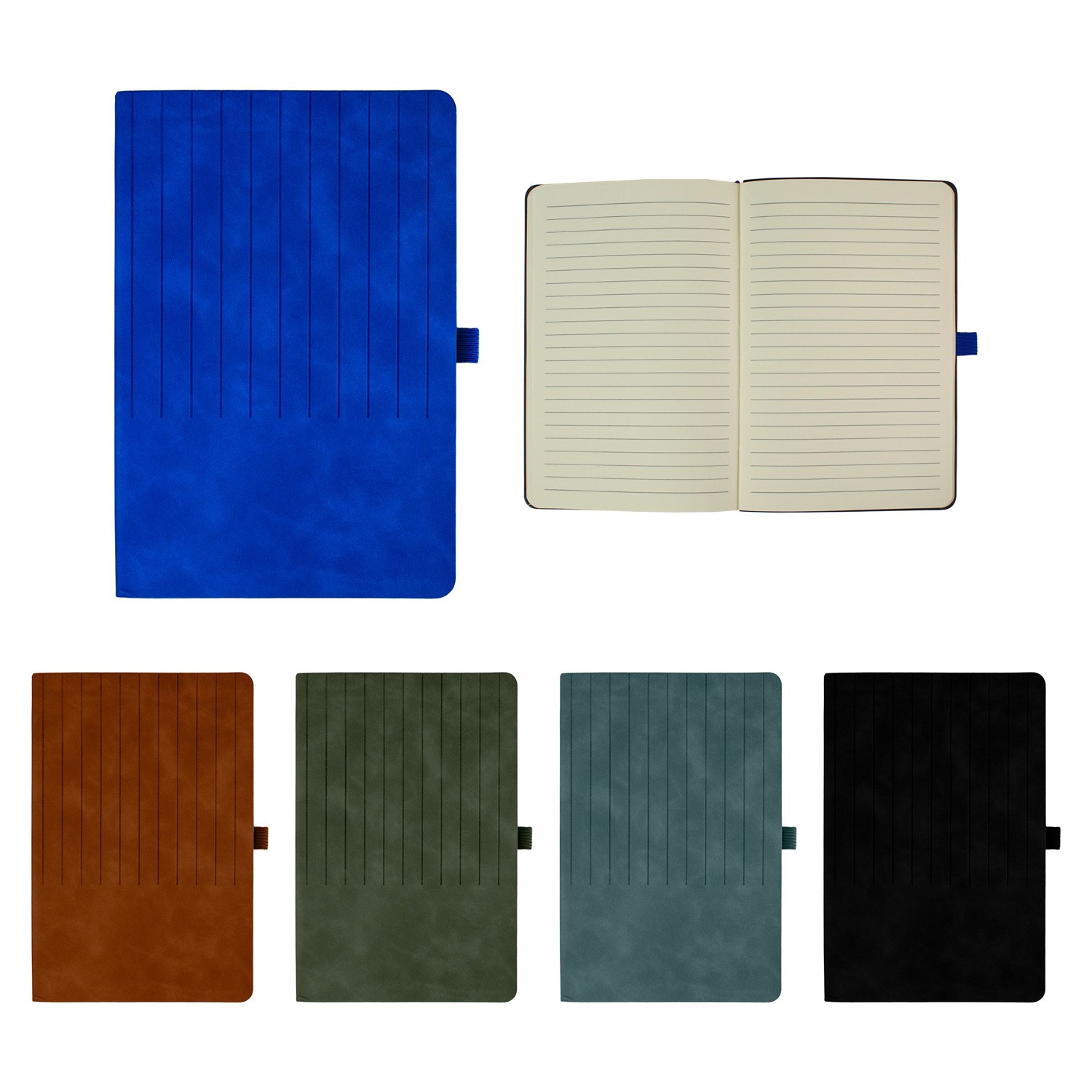 Engraved Striped Watermark Notebook 1