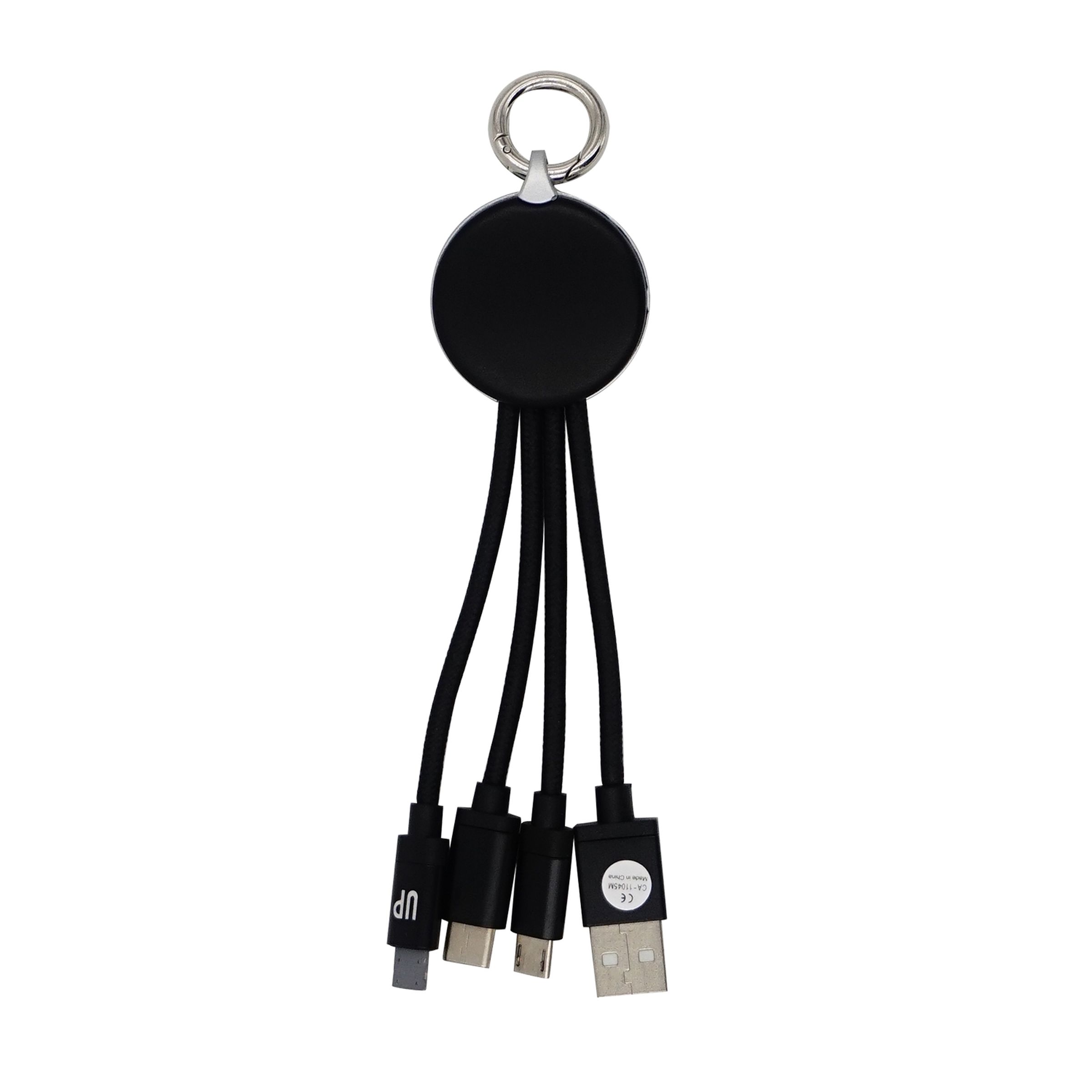 Metallic Logo Light Up Cable w/Type C USB 1