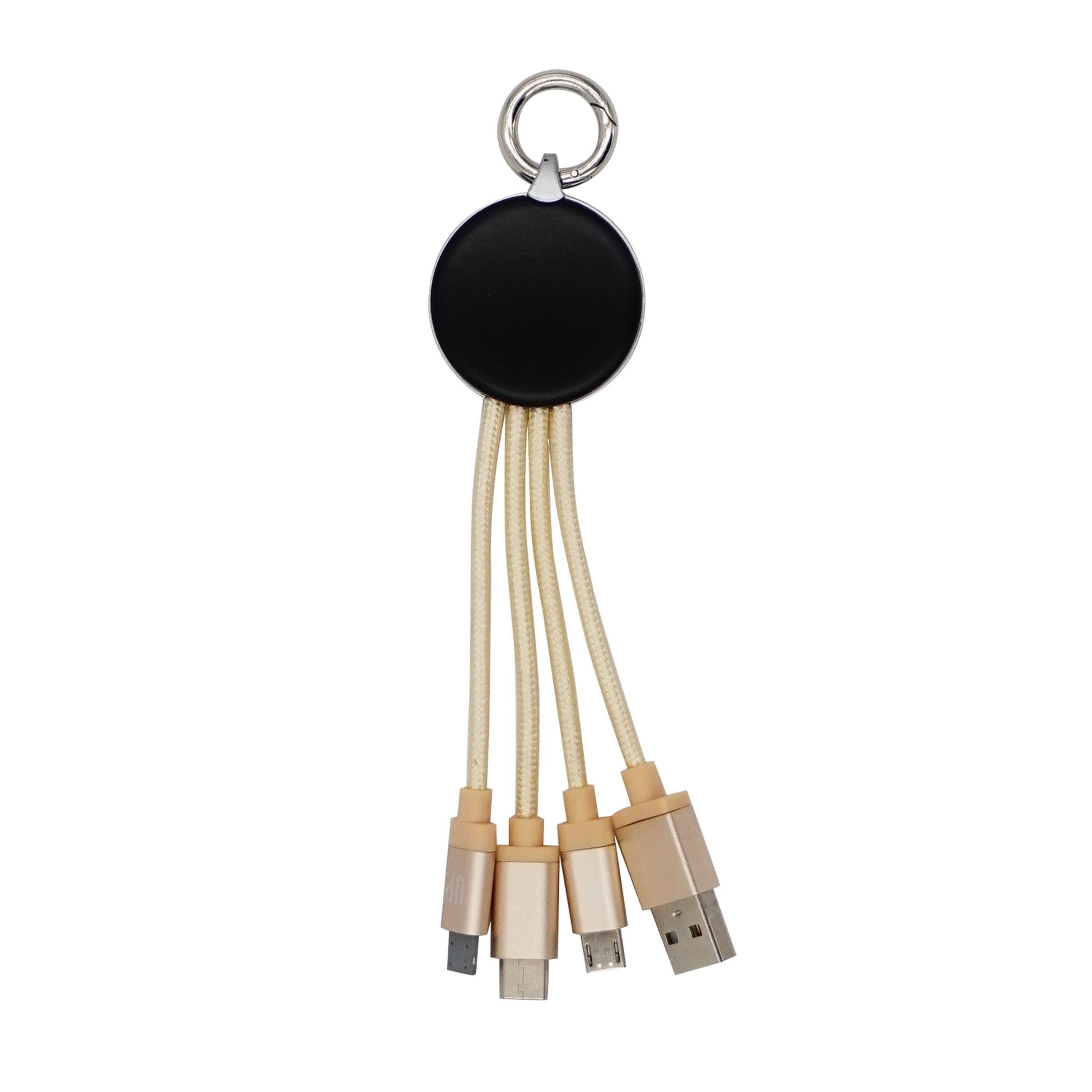 Metallic Logo Light Up Cable w/Type C USB 1