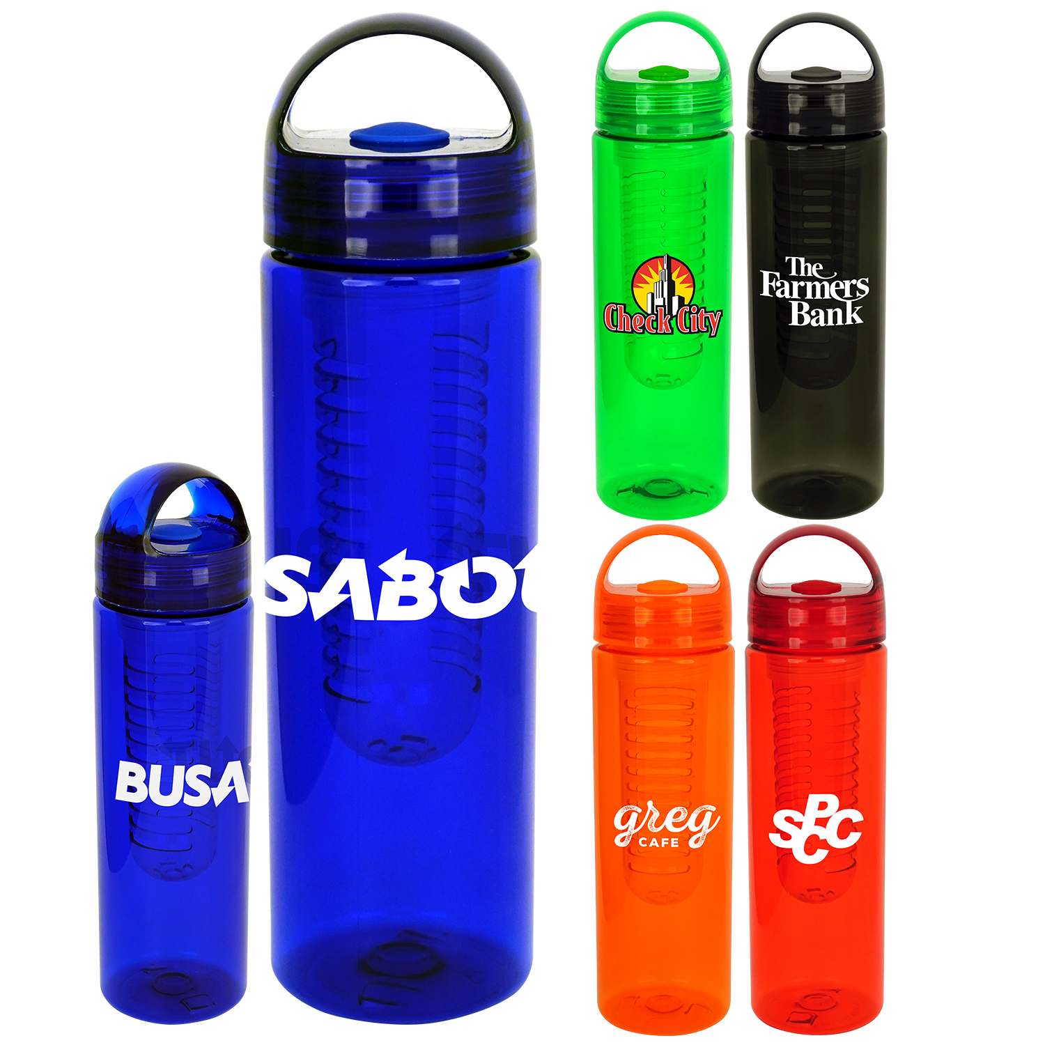Arch 24 oz. Colorful Bottle With Infuser 1